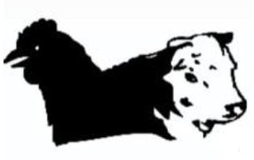 Logo de Distribuidora de la Patagonia, Cabeza de Pollo y Vaca